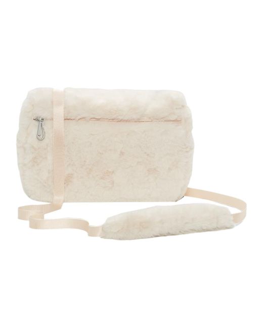 Nike Natural Sportswear Futura 365 Faux Fur Crossbody Bag 1L 'Guava Ice'