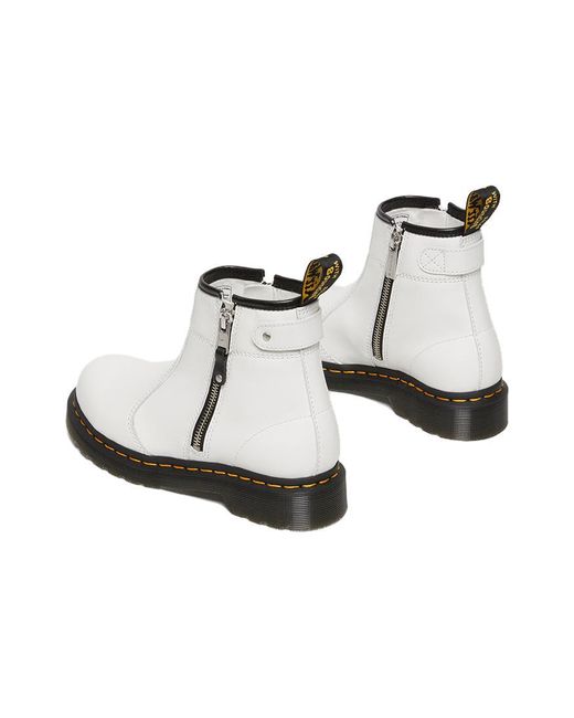 Dr. Martens White (Wmns) 2976 Twin Zip Boots