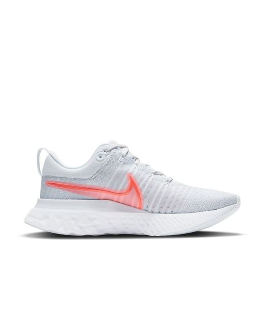 Nike White (Wmns) React Infinity Run Flyknit 2 'Sunset Pulse'
