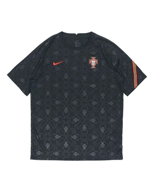 Nike Blue Portugal National Team 20/21 Pre Match Jersey for men
