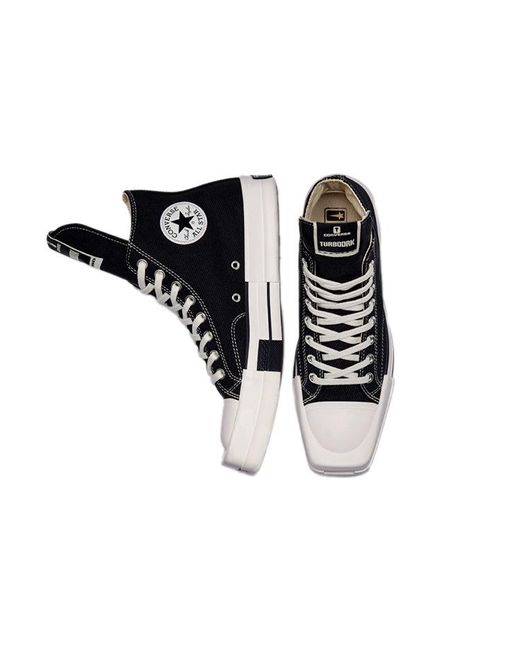Converse Black Rick Owens X Turbodrk Chuck 70 High for men