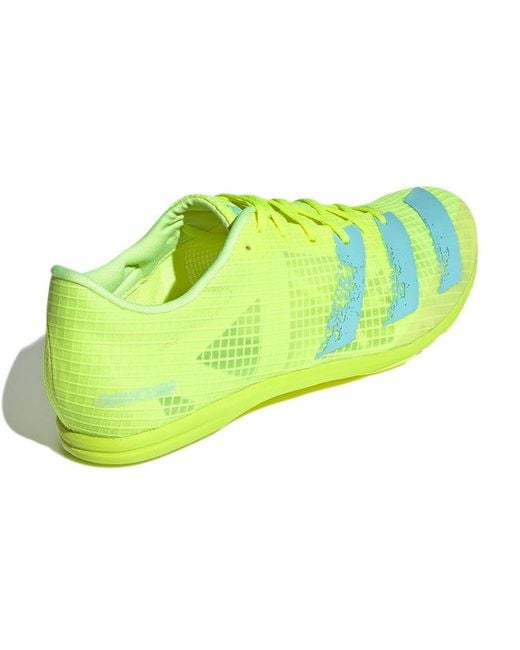 Adidas Yellow Distancestar Spikes for men