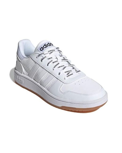 Adidas White Hoops 2.0 for men