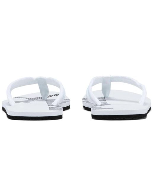PUMA White Epic Flip V2 Sandal for men