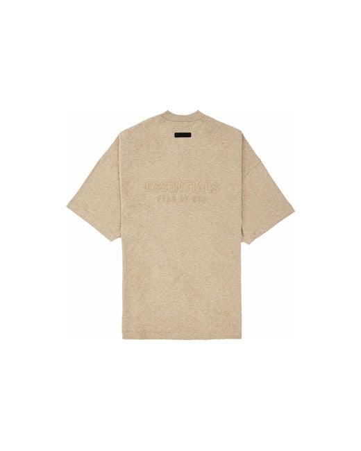 Fear Of God Natural Fw23 V-Neck T-Shirt Heather' for men