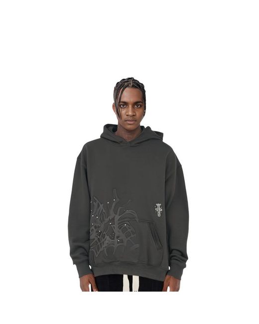 Travis Scott Black Cactus Jack Fw22 Studded Hoodie for men