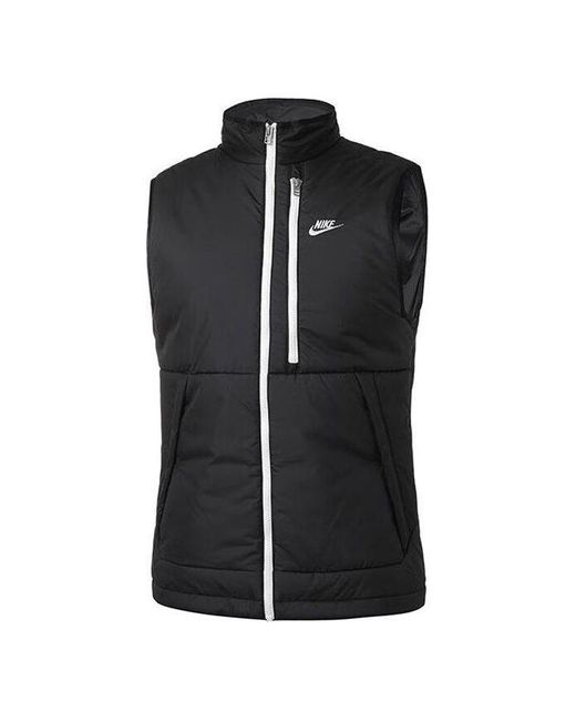 Nike Black Sportswear Therma-fit Legacy Vest for men