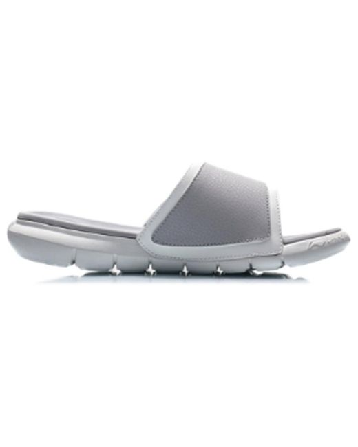 Li-ning White Lightweight Stylish Slippers for men