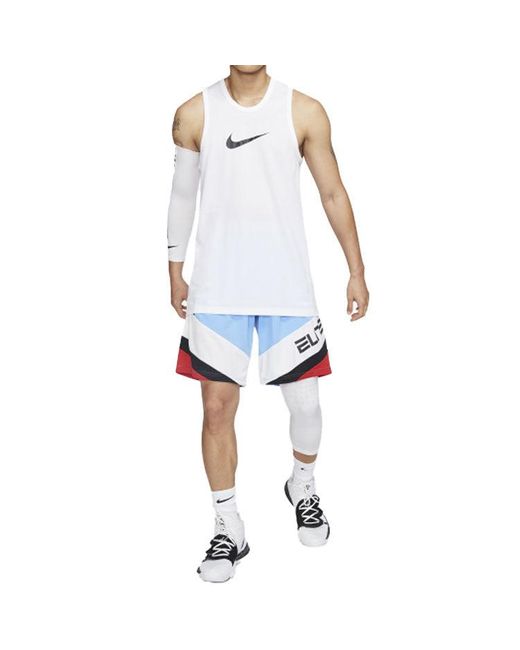 Nike White Dri-Fit Series Sports Sleeveness Vest for men