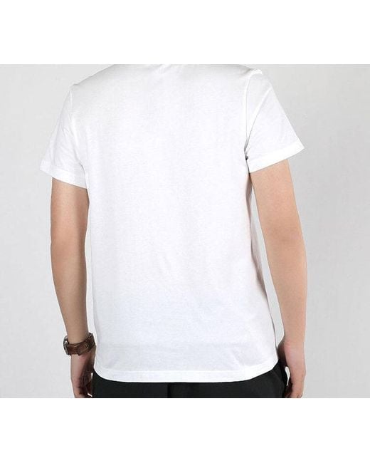 Adidas White Strong Tee Basketball Sports Short Sleeve for men