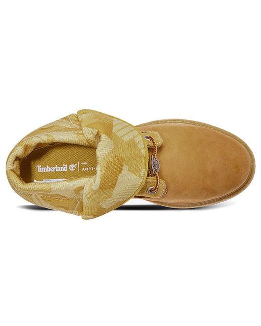 Timberland Brown (Wmns) Roll Top Boots Basic 'Wheat'