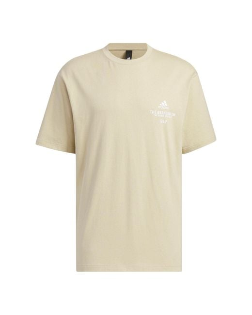Adidas Natural Verbiage Tee for men