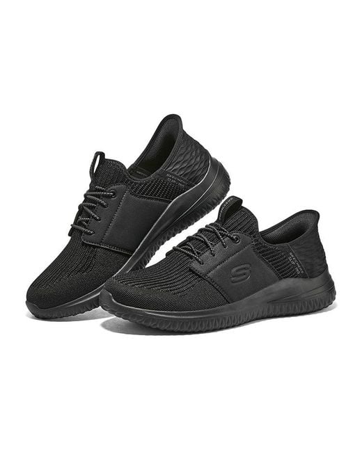 Skechers Black Slip-Ins Delson 3.0 'Pure' for men