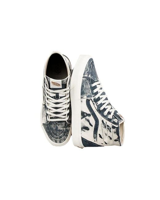 Vans Blue Eco Theory Sk8-Hi Tapered High-Top Sneakers