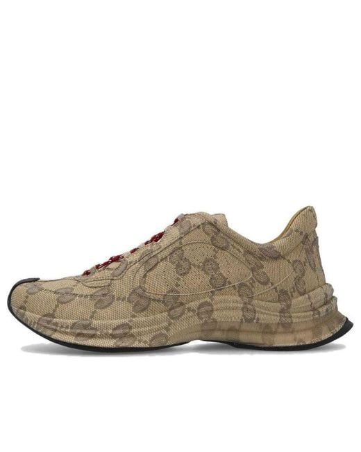 Gucci Brown Run Sneaker Ebony Monogram' for men
