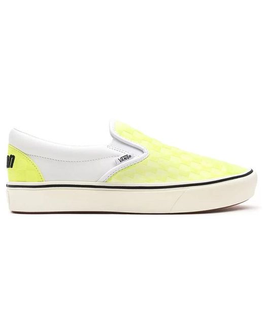 Vans White Penn X Comfycush Slip-On for men