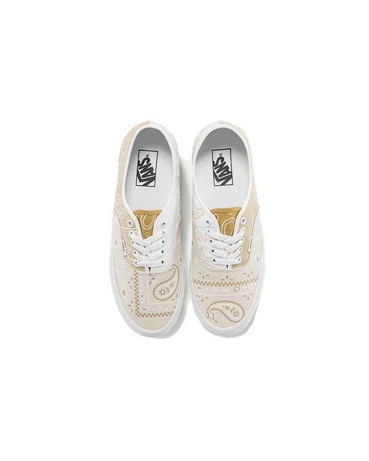 Vans White Authentic 'Peace Paisley for men