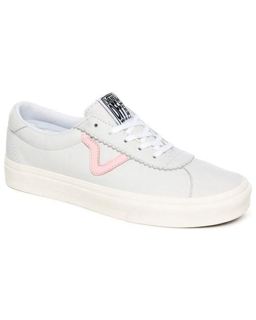 Vans White Sport Soft Leather Light for men