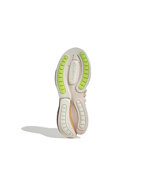 Adidas White (Wmns) Alphaboost V1 'Off Lucid Lemon'