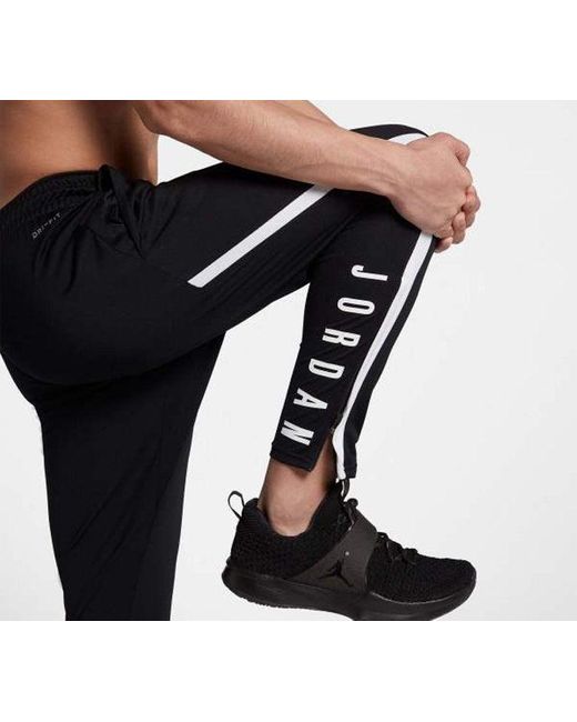 Nike Black 23 Alpha Dri-Fit Training Slim Fit Sports Long Pants for men