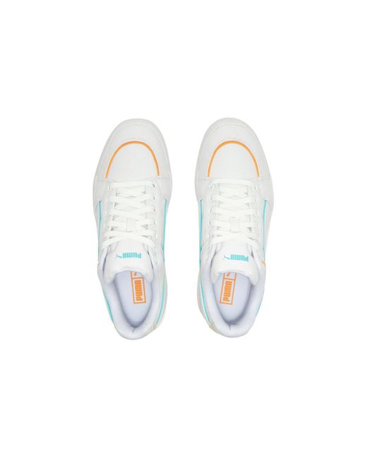 PUMA White Slipstream Lo Canvas 'Warm' for men