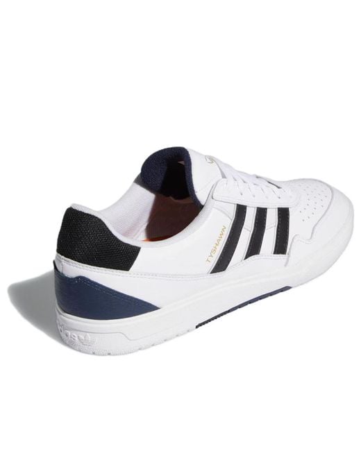 Adidas White Tyshawn 'Cloud Core Collegiate' for men