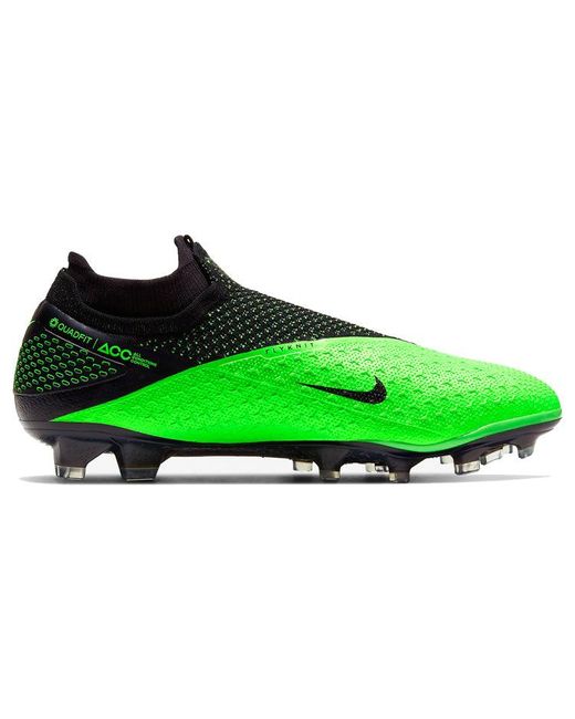 Nike Green Phantom Vision 2 Elite Df Fg Strike' for men