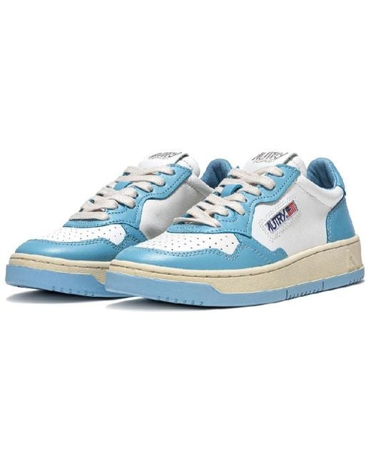 Autry Blue Medalist Leather Low Light' for men