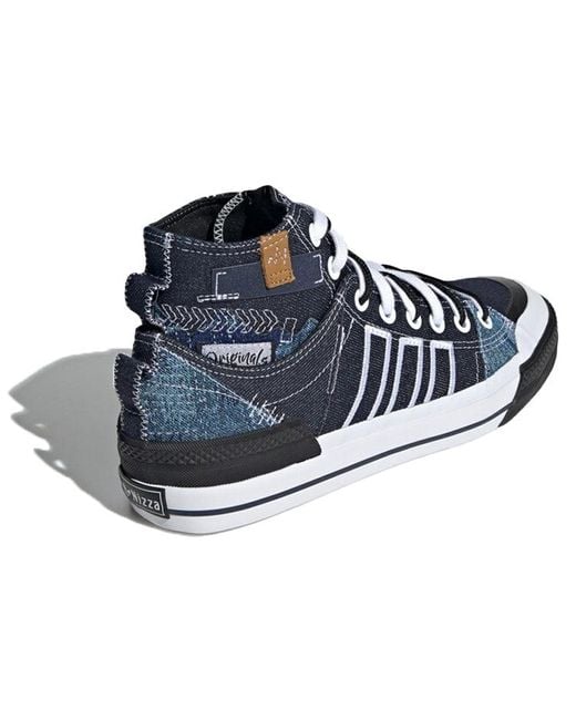 Adidas Blue Nizza Hi Dl for men