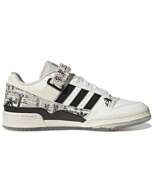 Adidas White Originals Forum Low for men