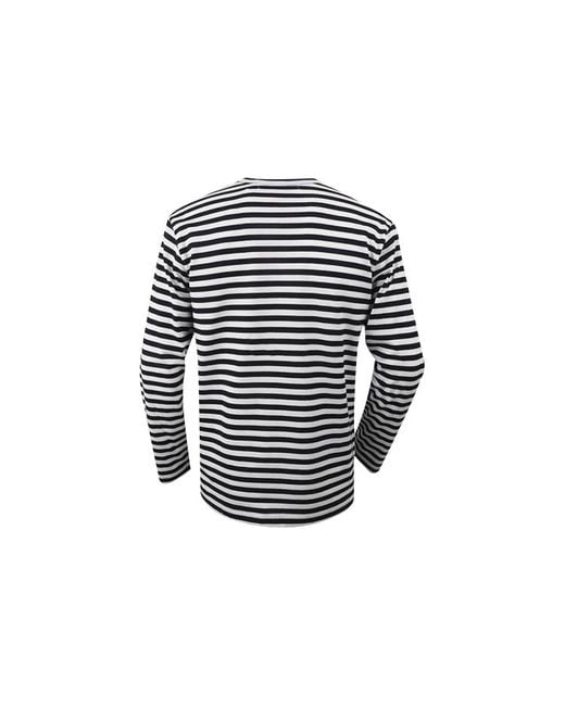 COMME DES GARÇONS PLAY Black Cdg Play Striped for men