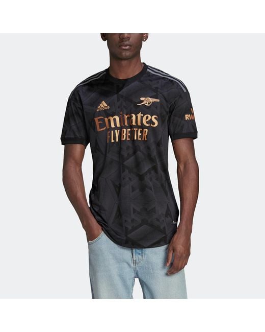 Adidas Black Arsenal 22/23 Away Authentic Jersey for men