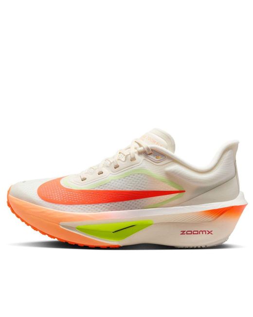 Nike White (Wmns) Zoom Fly 6 'Pale Ivory Hyper Crimson Barely Volt'