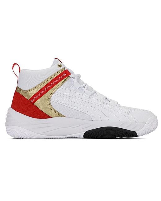 PUMA White Rebound Future Evo Mid-Top for men