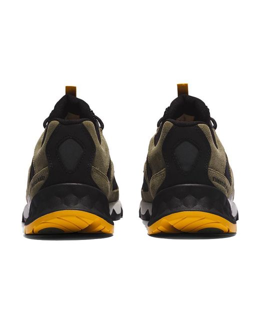 Timberland Black Solar Wave Leather Sneakers for men