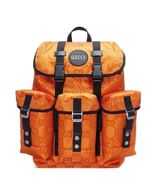 Gucci Orange Off The Grid Otg Backpack for men
