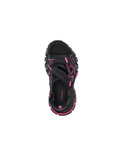 Balenciaga Multicolor Track Touch-Strap Sandals