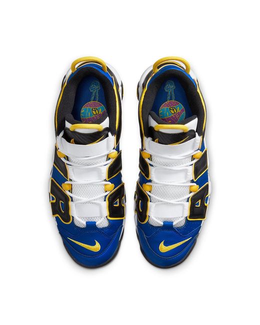 Nike Blue Air More Uptempo 'Peace, Love, And Basketball' for men