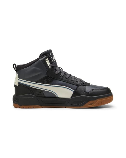 PUMA Black Rbd Tech Mid Gum' for men