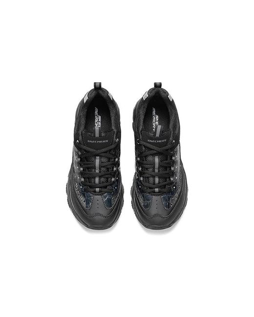 Skechers Black (Wmns) D'Lites Leisure Chunky Shoes