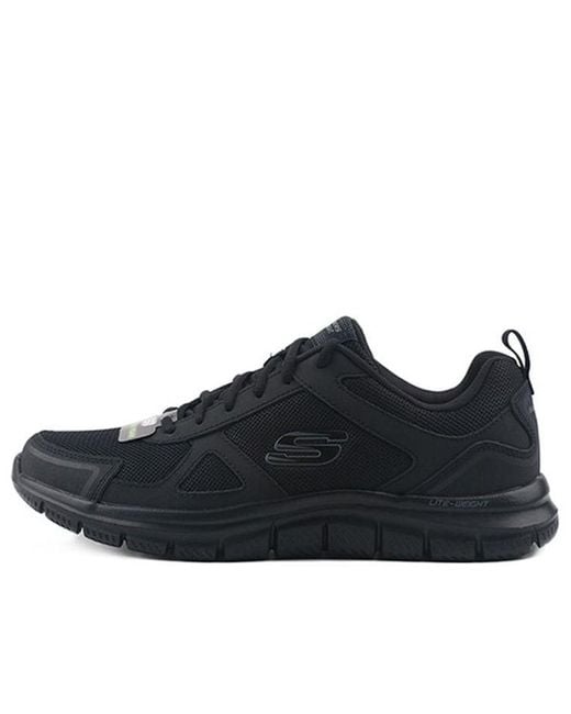 Skechers Black Track Low Running Shoes for men