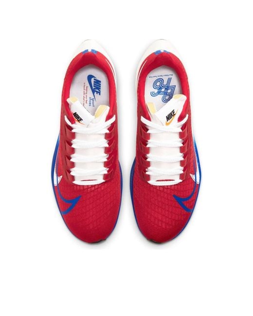 Nike Red Air Zoom Pegasus 37 Premium 'Gym Game Royal' for men