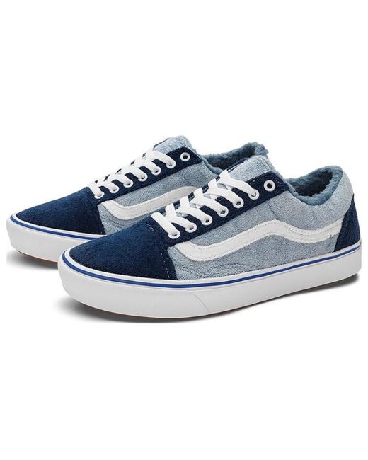 Vans Blue Comfycush Old Skool Denim' for men