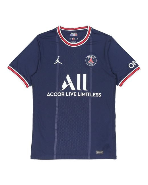 Nike Blue Paris Saint-Germain Stadium 21/22 Home Jersey for men