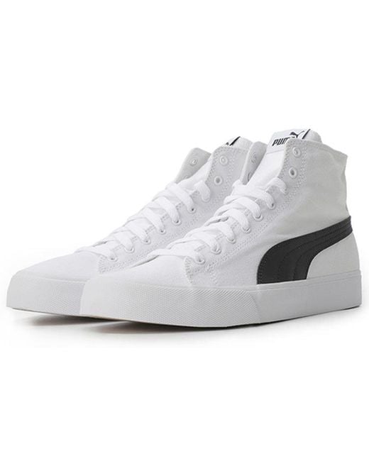 PUMA White Bari Mid for men