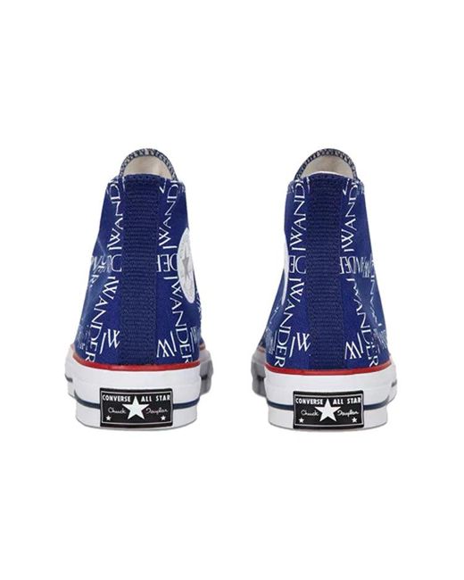Converse Blue J.W. Anderson X Chuck 70 Hi Top 'Grid' for men