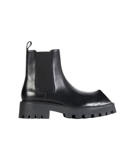 Balenciaga Black Rhino 20Mm Boots Smooth Calfskin' for men