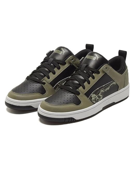 PUMA Brown Rebound Layup Locamo Casual Sneakers for men