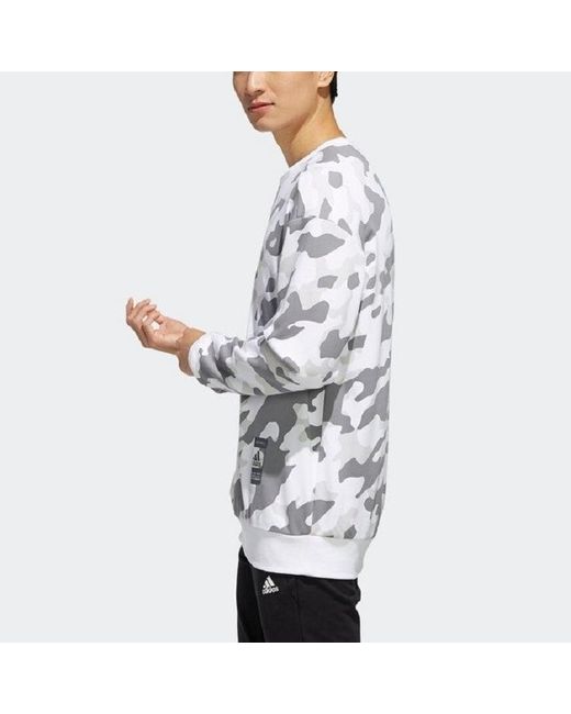 Adidas White U2 Gfx Cs Lng for men