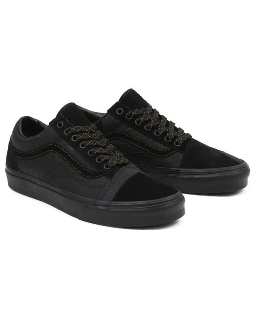 Vans Black Old Skool Buty Patchwork for men